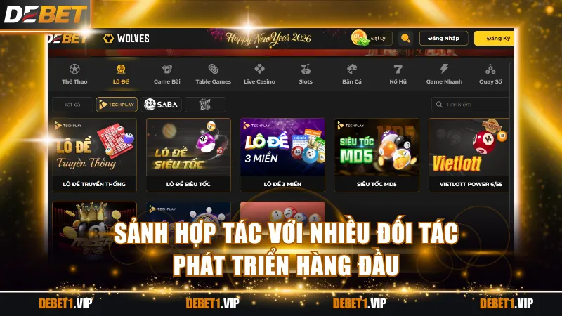 Sảnh hợp tác với các nhà cung cấp lớn và uy tín hàng đầu